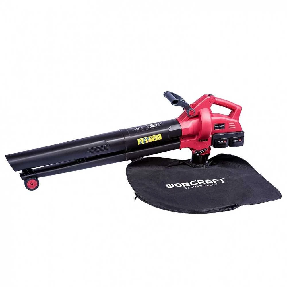 Akumuliatorinis siurblys-pūstuvas Worcraft 40V (20V+20V) LI-ION