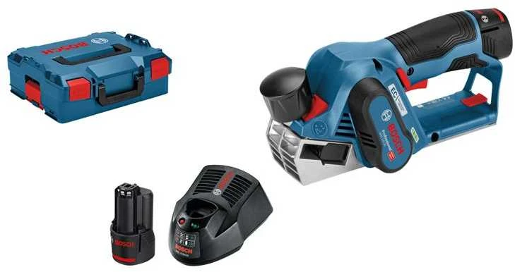 Bosch Akumuliatorinis oblius GHO 12V-20, 2x3.0Ah