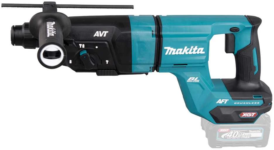 Makita HR007GZ Perforatorius XGT, 3,0 J, 28mm; 3,8kg, bešepetėlinis variklis, AFT; AWS (be AWS lusto); AVT; Soft no load; XPT; "Z" versija - komplektuojamas be akumuliatoriaus ir kroviklio