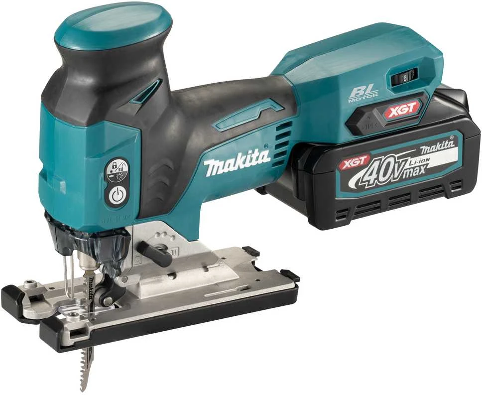 Makita JV001GZ Akumuliatorinis siaurapjūklis XGT 40V, bešepetėlinis variklis, 800-3500min¹, 26mm, "Z" versija - komplektuojamas be akumuliatoriaus ir kroviklio