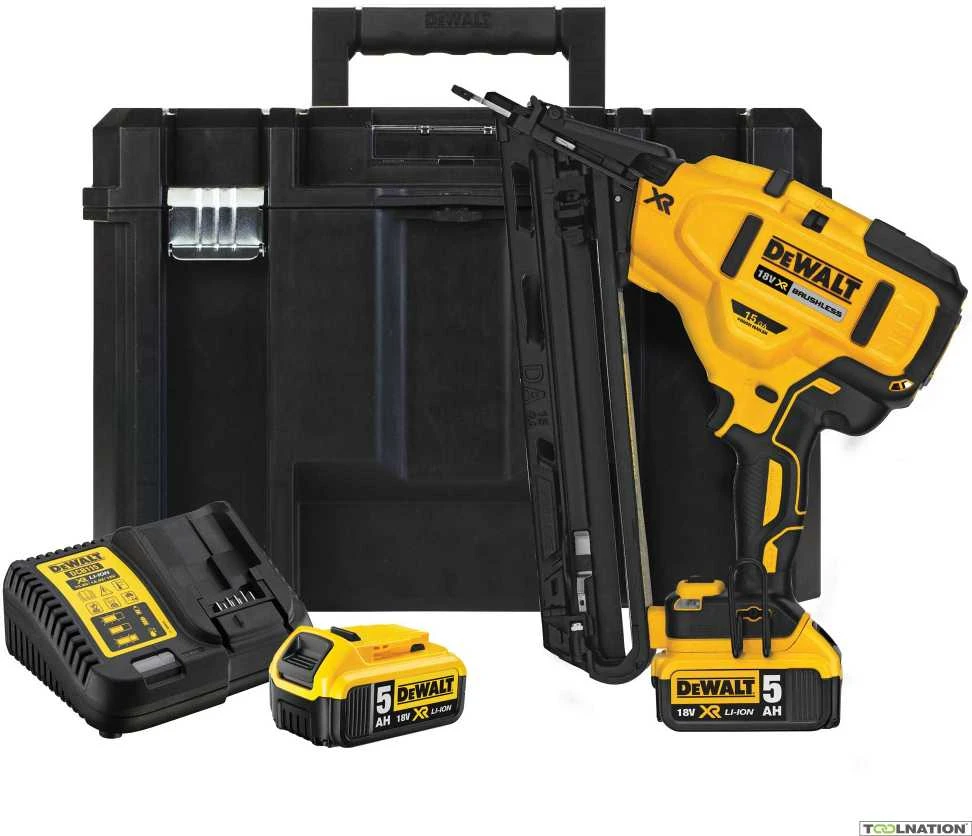 DEWALT NAILER 18V 16Ga 32-63mm 2x5.0Ah BRUSHLES DCN650P2