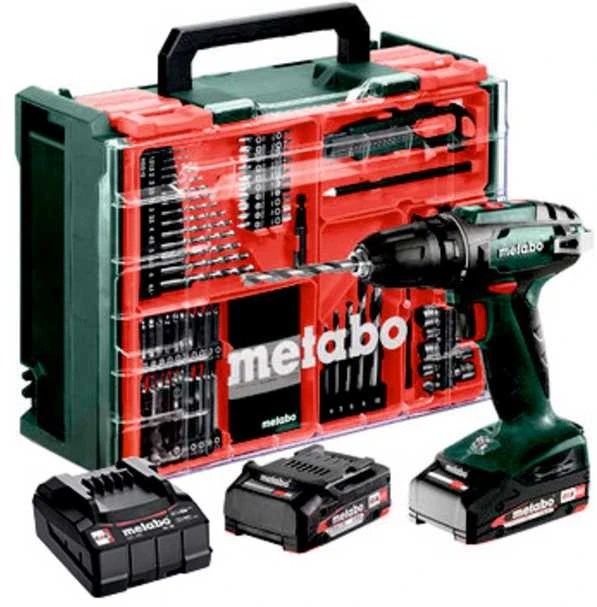 Metabo suktuvas su akumuliatorių ir priedų rinkiniu