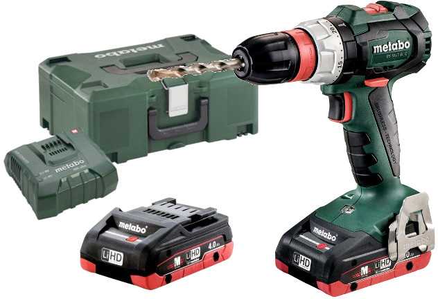 Akumuliatorinis suktuvas/gręžtuvas BS 18 LT BL Quick 2x LiHD, Metabo