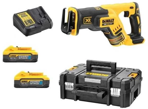 Akumuliatorinis tiesinis pjūklas DeWalt DCS367H2T-QW; 18 V; 2x5,0 Ah akum.