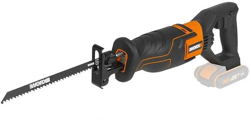 Akumuliatorinis tiesinis pjūklas Worx WX500.9; 20 V (be akumuliatoriaus ir pakrovėjo)