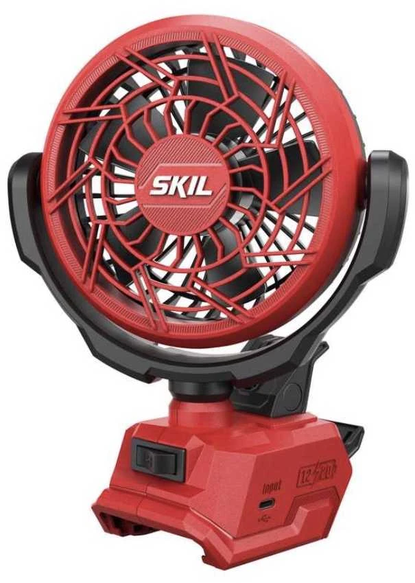 Skil Red Skil_Red Akumuliatorinis ventiliatorius su spaustuku Skil 3163CA 20V