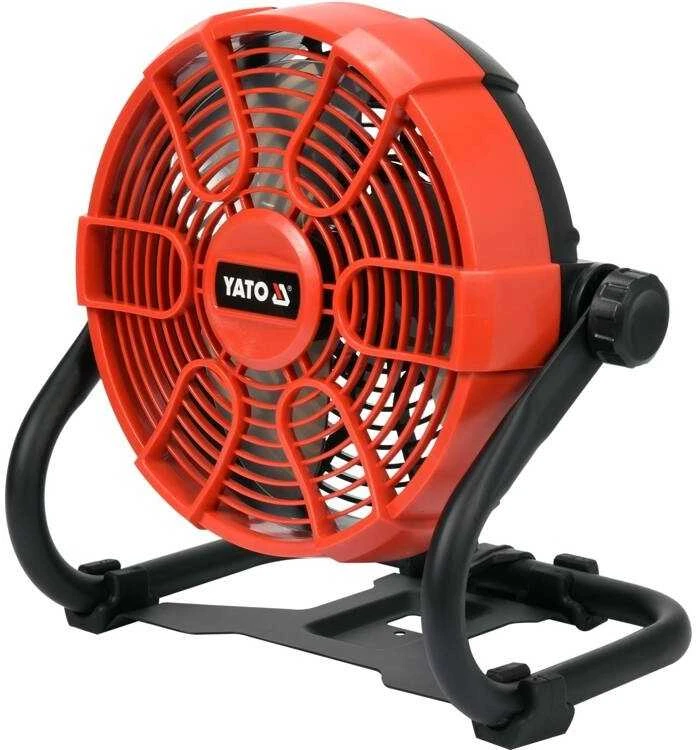 YATO HIBRIDINIS VENTILIATORIUS 18V / 240V BE Akumuliatoriaus IR Įkroviklio