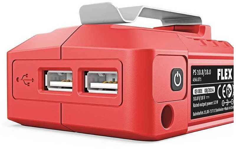 USB adapteris akumuliatoriui FLEX 10,8/18,0V