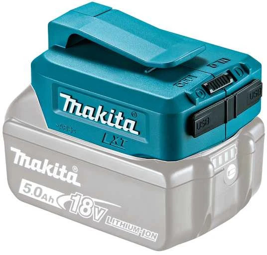 Makita Akumuliatorių adapteris 18V -> USB (2X) ADP05