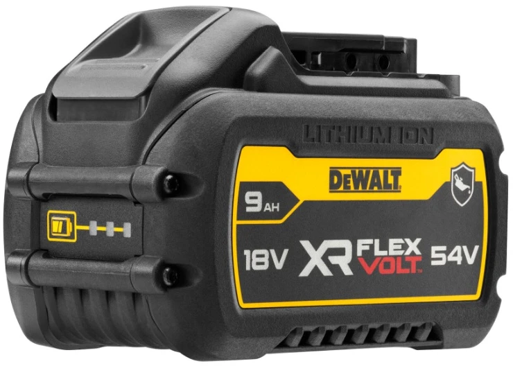 DeWalt akumuliatorius DCB547G su įkrovos indikatoriumi
