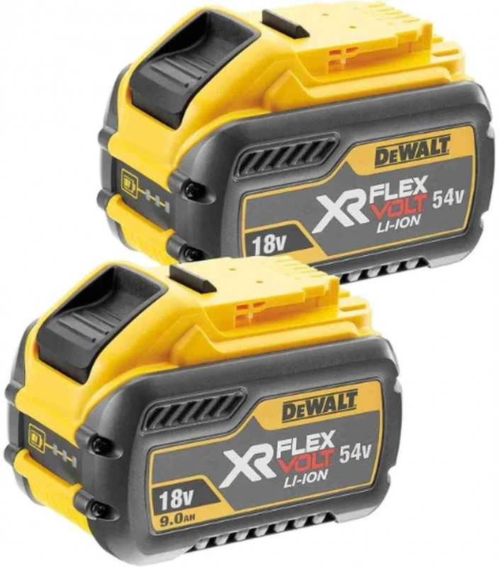 Akumuliatorius DeWalt DCB547X2-XJ; 18/54 V; 9,0 Ah; Li-ion; 2 vnt.