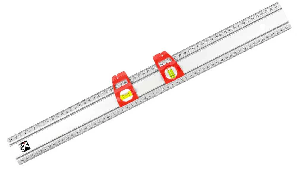 Kapro Liniuotė su 2 slankiojančiom akim 120 cm