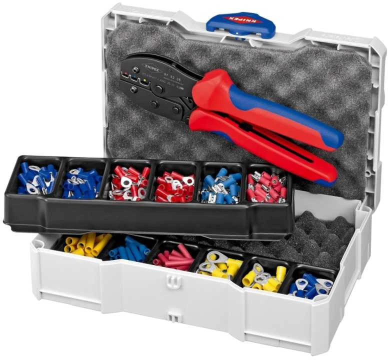 Antgalių presavimo replės su antgaliais KNIPEX 97 90 21