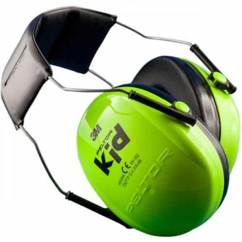 Apsauginės ausinės 3M Peltor Kid; 27 dB; žalios