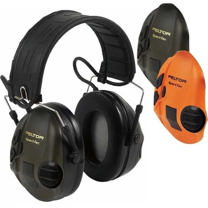 Peltor MT16H210F-478-GN SportTac ausinės oranžinės/žalios XH001650049, 3M