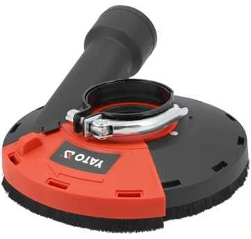 Yato Dulkių gaubtas šlifavimui 180 mm, betoninėms tinko grindų medienos, šlifuoklio priedas, dulkių gaubtas