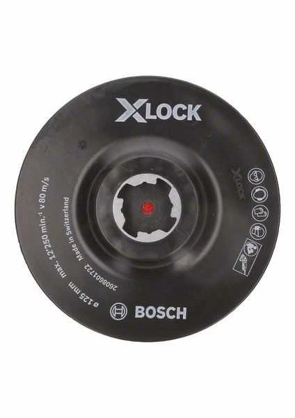 Bosch X-LOCK diskinis pagrindas 125 mm, velcro