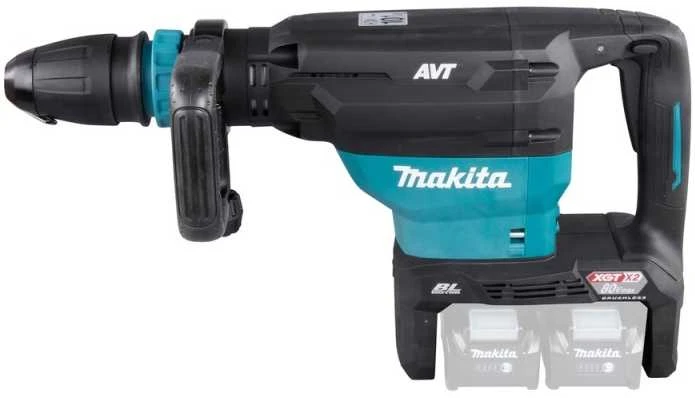 Makita HM002GZ03 Atskėlimo plaktukas XGT, 40V MAX x2 (80V MAX), 20,9 J, SDS-MAX, 12 kg, bešepetėlinis variklis, AWS (be AWS lusto), AVT, XPT, "Z" versija - komplektuojamas be akumuliatoriaus ir kroviklio