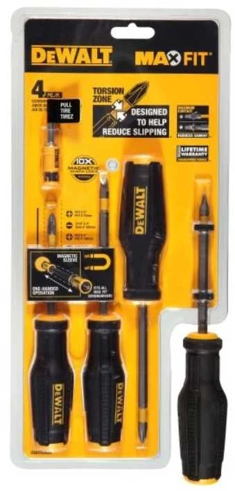Atsuktuvų komplektas DeWalt DWHT62054; 4 vnt.