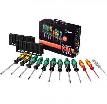 12 atsuktuvų rinkinys WERA Kraftform XXL