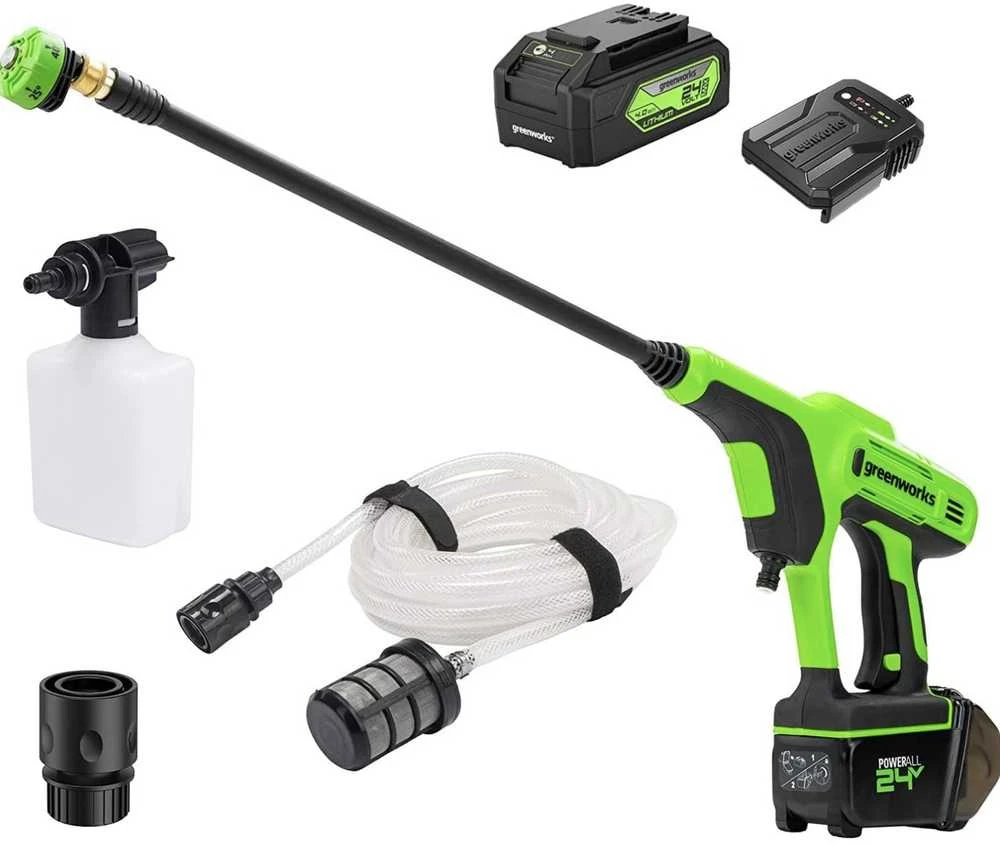 Plovykla Greenworks G24PWK4; 24 V; 1x4,0 Ah akum.