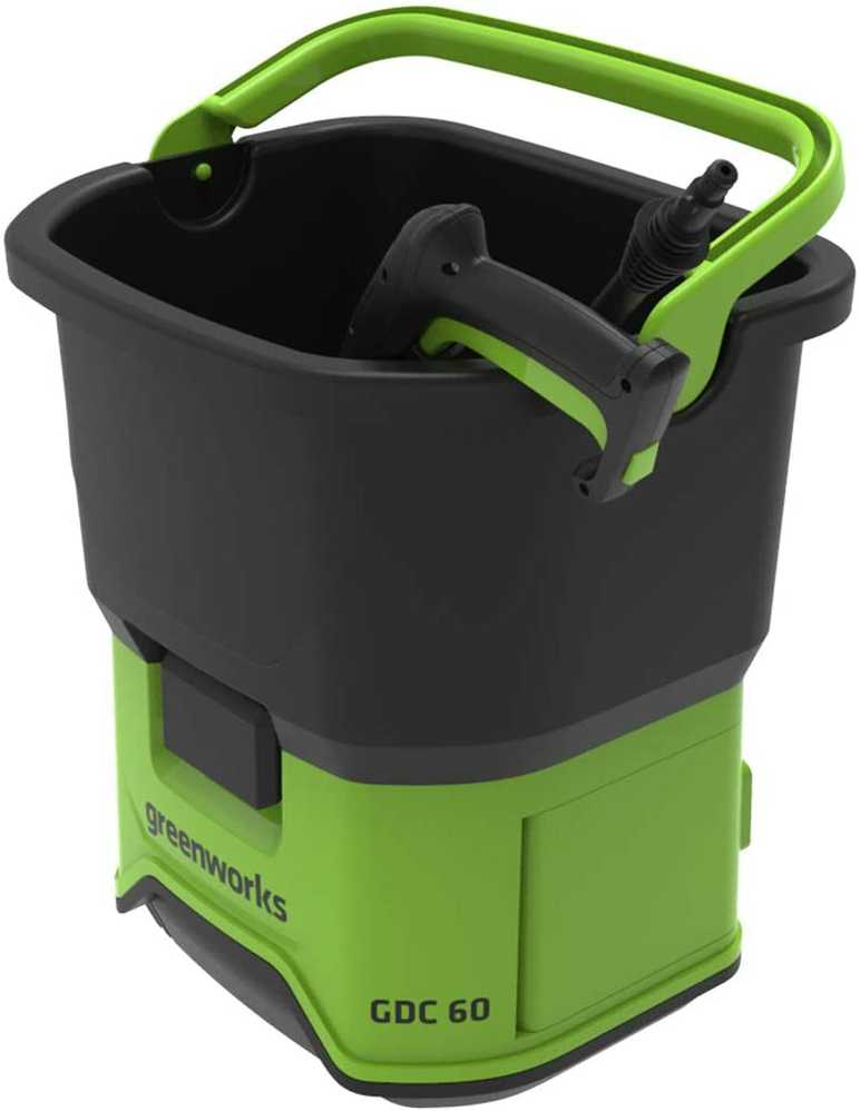 Akumuliatorinis aukšto slėgio plovimo įrenginys Greenworks GDC60 60V, 5104607 (be akumuliatoriaus ir kroviklio)