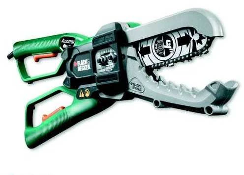 Black & Decker Juodas + DECKER GRANDININIS PJŪKLAS ALLIGATORIUS 550W 15cm