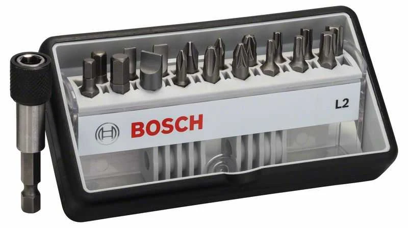 Bosch 19-dalių antgalių kompl. L2, ypač kieti