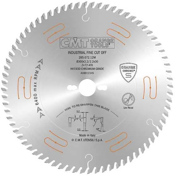 Pjovimo diskas medienai CMT 285; 300x3,2x30; Z96; 5°