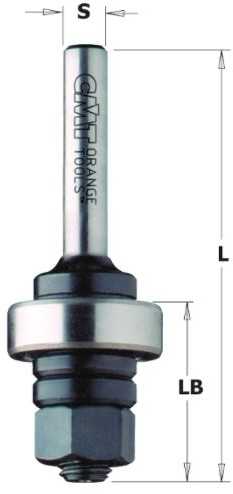 Frezos kotas CMT 924.080.10; S=8 mm; L=61 mm; su guoliu