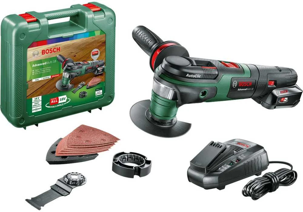 Bosch AdvancedMulti18 (1x2Ah) Multifunkcinis įrankis