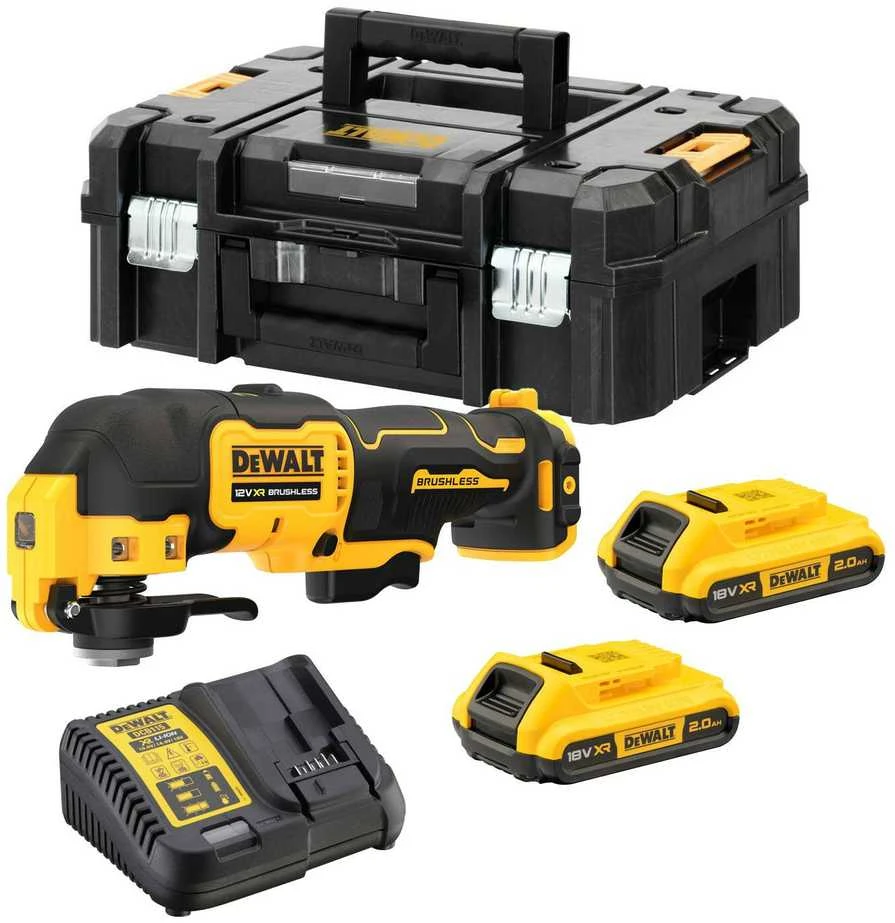De Walt Daugiafunkcinis įrankis DeWalt DCS353D2-QW; 12 V; 2x2,0 Ah akum.