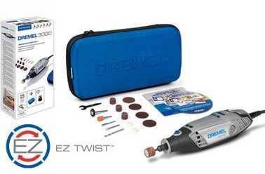 DREMEL 3000 serijos rotacinis įrankis + 15 priedų