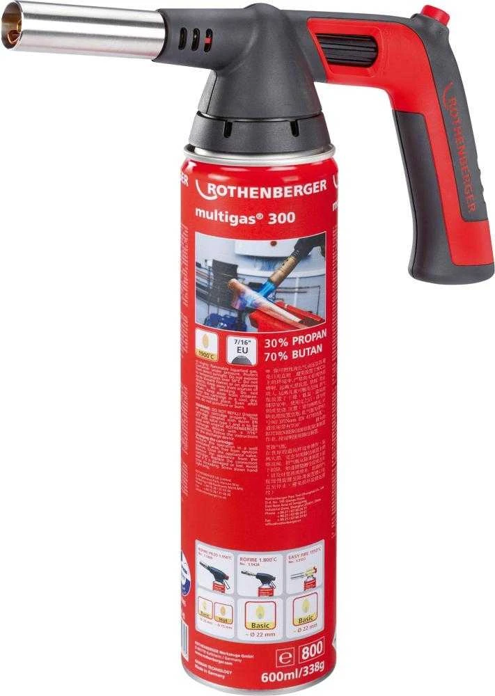 Degiklis ROTHENBERGER Rofire 4 Piezo + Multigas 300 Set