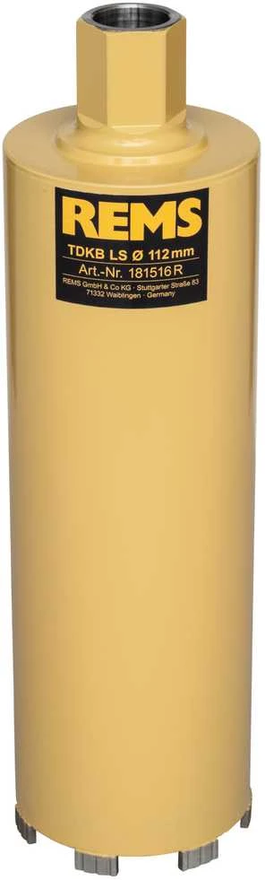 Deimantinė gręžimo karūna REMS TDKB LS Ø112mm UNC 1 1/4"