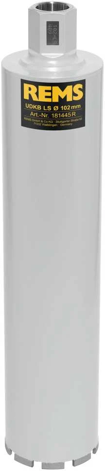 Deimantinė gręžimo karūna REMS UDKB LS Ø102mm UNC 1 1/4"