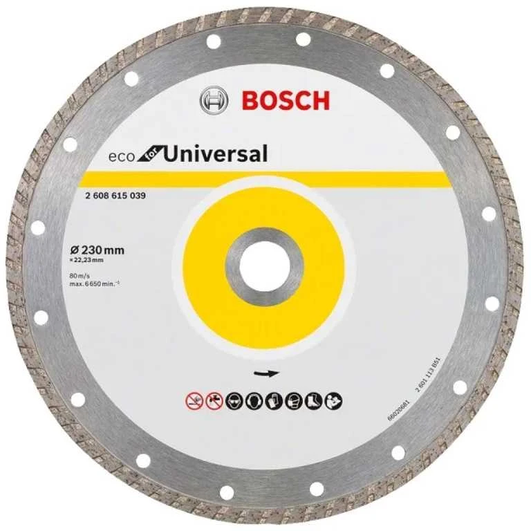 BOSCH DIAMOND DISKAS * 230mm TURBO ECO UNIVERSAL
