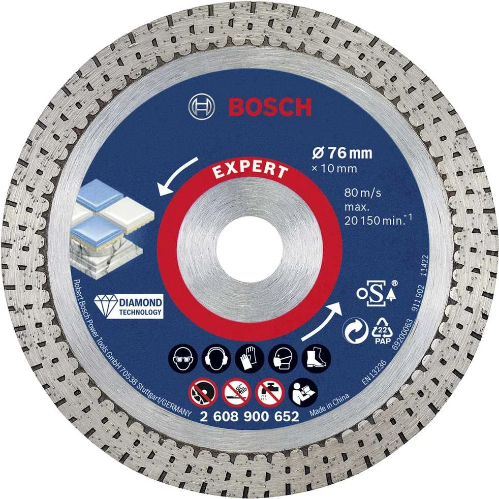 Bosch Deimant.pjov.diskas HardCeramic 76x1,9x10 mm