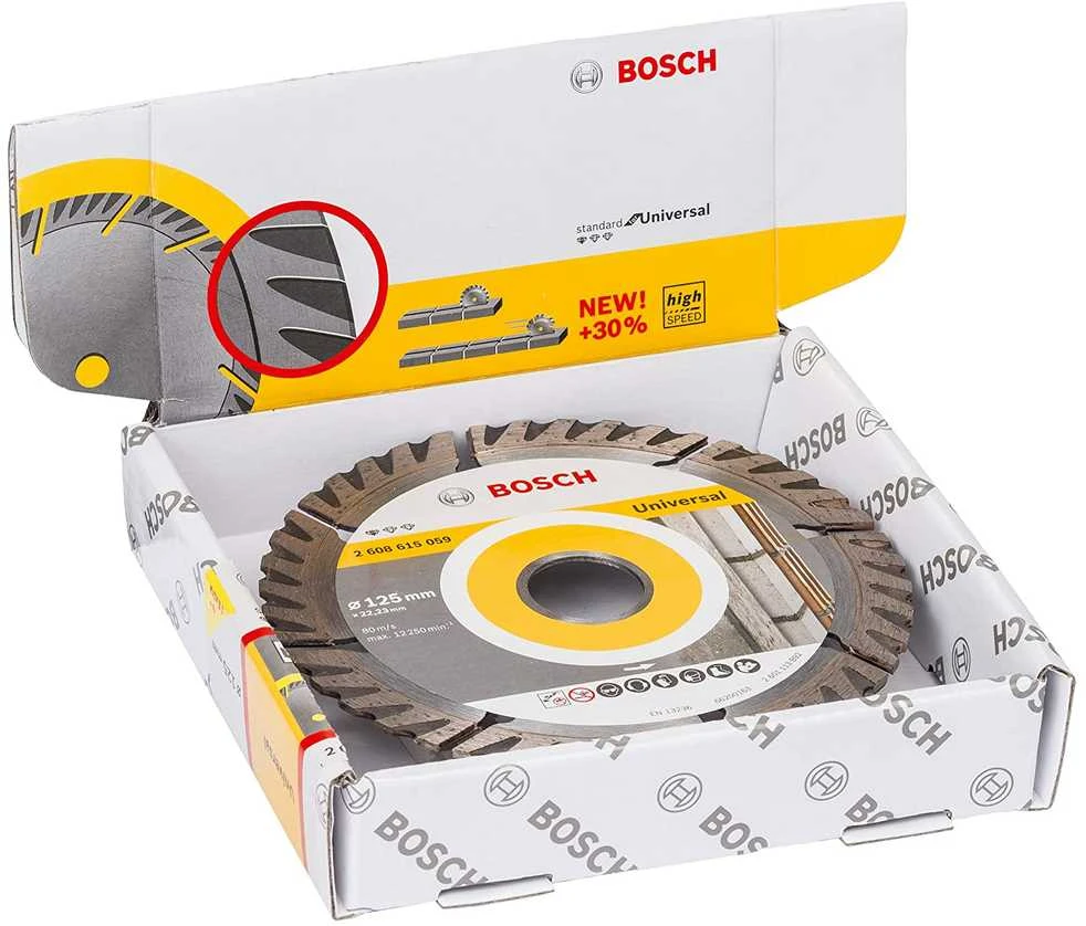 Bosch Deimant.pjov.diskas * Universal 125x22.2mm10vnt