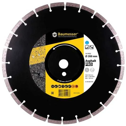 350 mm Distar ASPHALT asfalto ir šviežio betono pjovimo diskas
