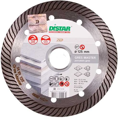 125MM DISTAR GRES MASTER Deimantinis diskas akmens masei