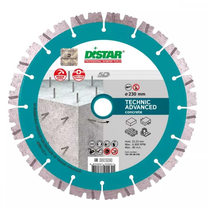 125MM DISTAR TECHNIK ADVANCED Deimantinis diskas betonui