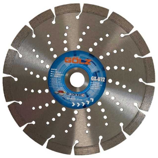 Deimantinis diskas betonui GOLZ GX-U12 230x22,23mm
