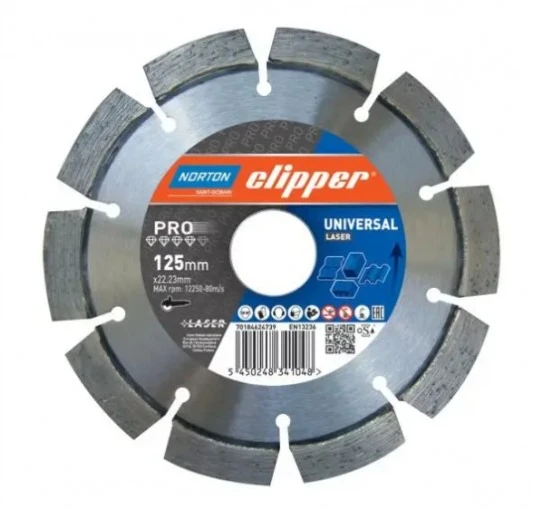 Deimantinis pjovimo diskas Norton Clipper Pro Universal lazerinis; 700x25,4 mm
