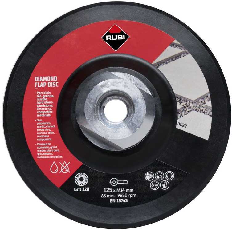 Deimantinis šlifavimo diskas Rubi 32938; 125 mm