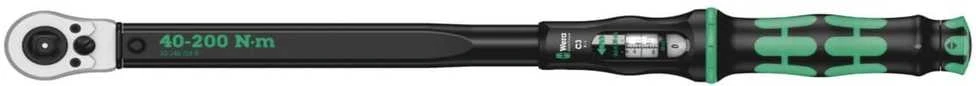 Dinamometrinis raktas Wera Click-Torque C 3 Push R/L; 1/2''; 40-200 Nm