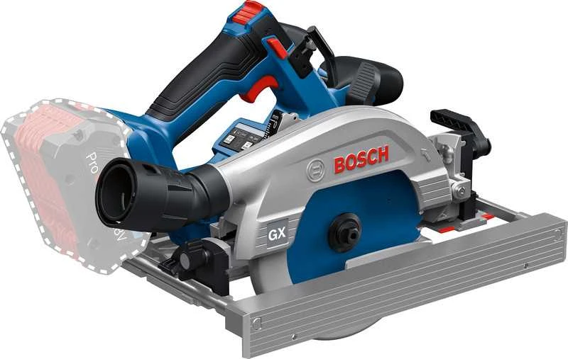 Bosch GKS 18V-57-2 GX pjūklas su dulkių jungtimi
