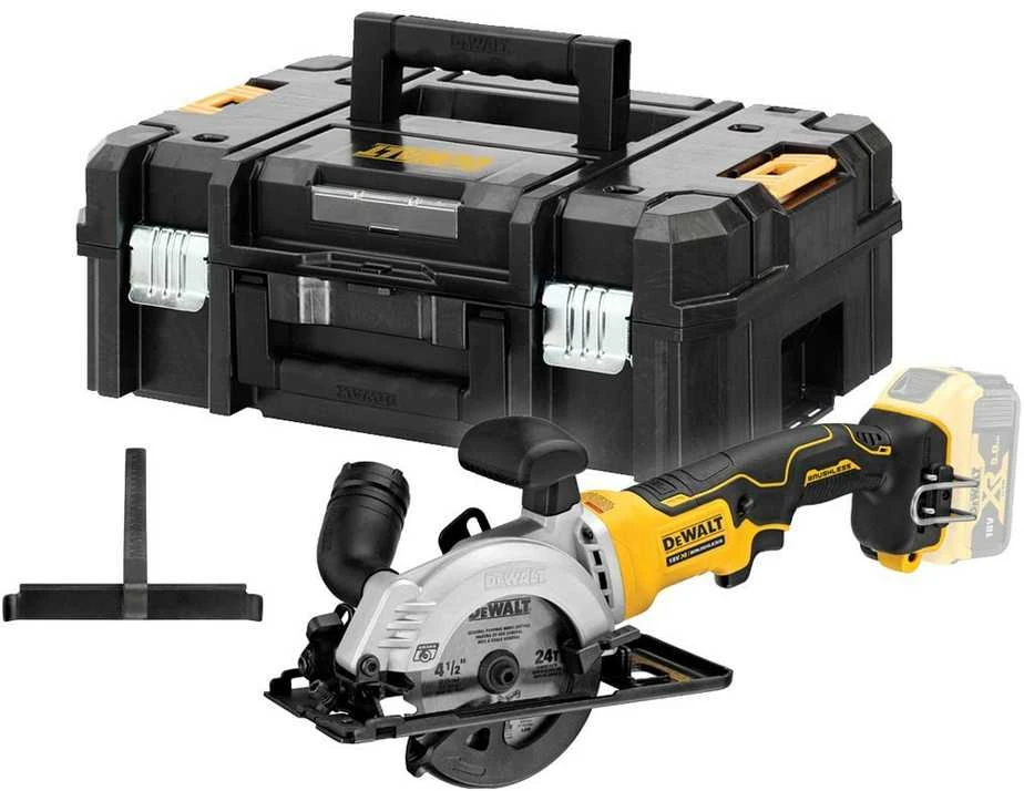Diskinis pjūklas DeWalt DCS571NT-XJ; 115 mm; 18 V; (be akumuliatoriaus ir pakrovėjo)