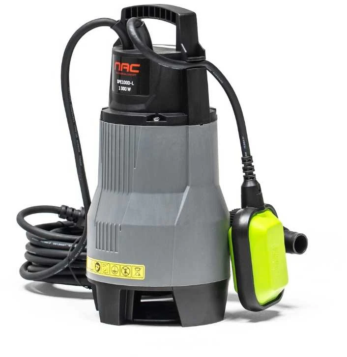 Drenažinis vandens siurblys Nac SPE100D-L; 1000 W