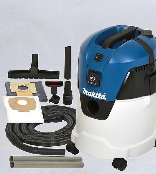 MAKITA Dulkių siurblys VC2512L 1000W 25L, su elektros lizdu, pusiau automatinis filtro valymas